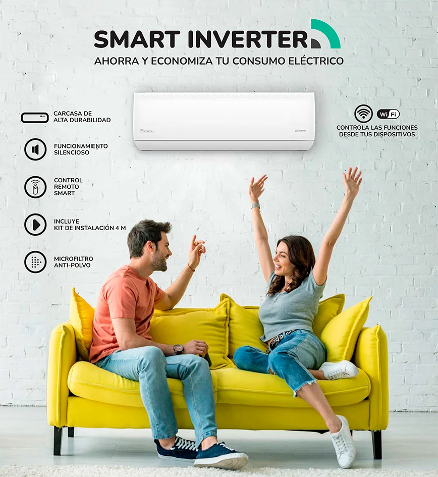 Aire acondicionado Kendal | Inverter con WiFi y bajo consumo